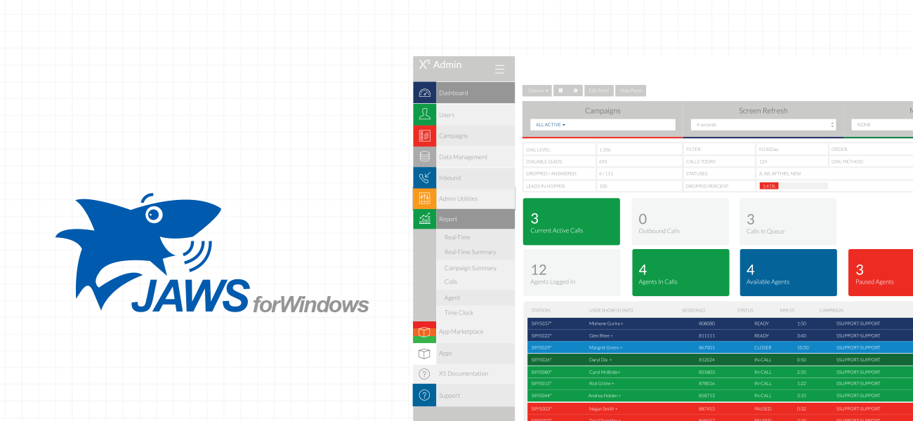 How JAWS Helps Visually Impaired Agents